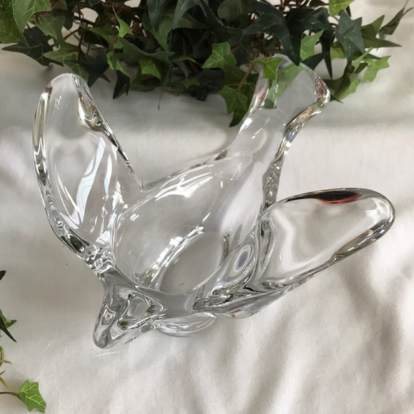 Accents Flying Bird Art Glass Candy Dishbowl Heavy Glass Poshmark